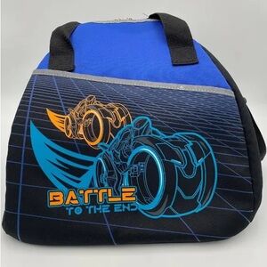 NWT Disney TRON Blue and Black 'Battle to the End' Duffel Bag